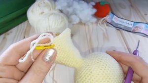 Как связать игрушку кошечка крючком Вяжем корпус кошечки Видео мастеркласс