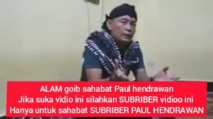 SAHABAT PAUL HENDRAWAN (MASTER ITU SEPERTI INI RENDAH HATI) SEMOGA @TIJ DAPAT MEMAHAMINYA