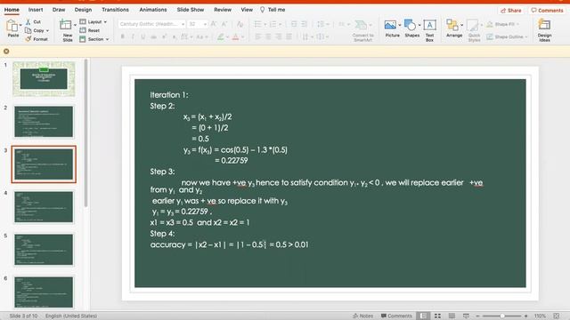 Lecture 2: Bisection method example