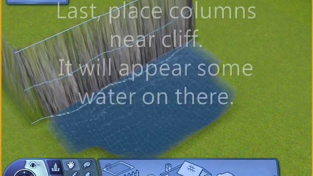 The Sims 3 - How to make a Waterfall смотреть онлайн
