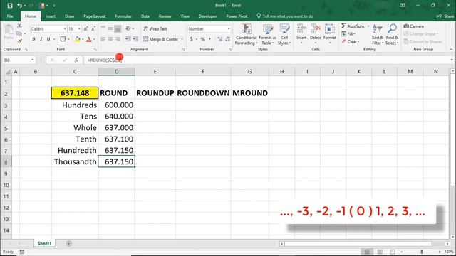 How to Round in Excel - Tutorial