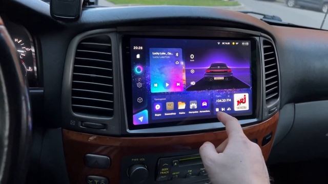 Управление климатом на Teyes CC3 2K Lexus LX470 usa смотреть онлайн