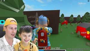 Из Маленького в ГИГАНТСКОГО РОБЛОКСЕРА! Мини vs Maxi Симулятор Roblox! ИГРАЗАВР