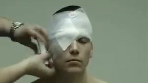 повязка на один глаз монокулярная