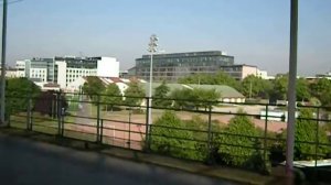 Modern Morning Rush Hour -- the New Paris, France (La Plaine Saint-Denis)