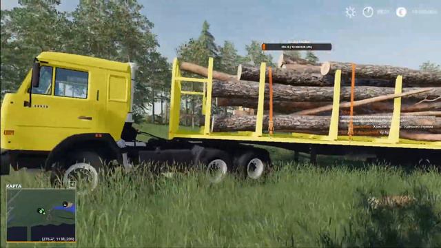 запускаем производство на карте РАССВЕТ в игре Farming Simulator 19 #6 (подпишись) 18+