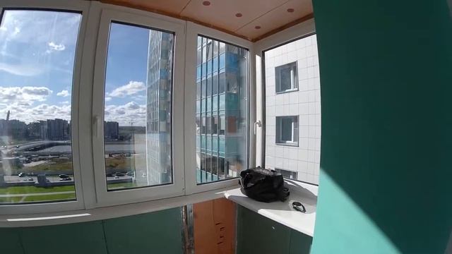 #Теплоеостекление вместо холодного в СПб, пр. Героев 27-1