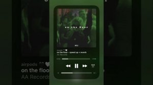 On The Floor (speed up)