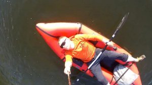 Пакрафт в городе. Сплав. Улан-Удэ. Packraft.
