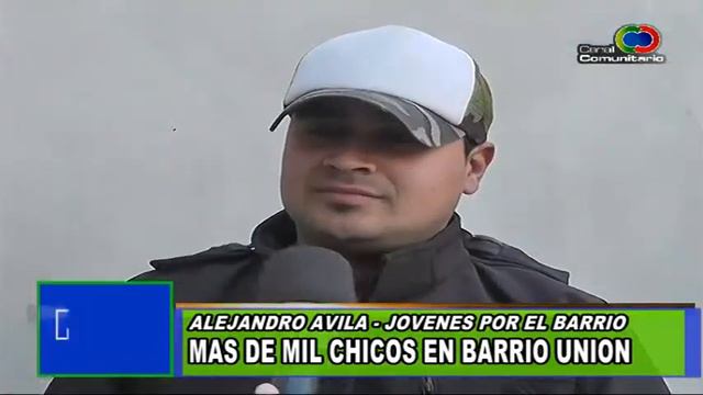 Alejandro Avila Jovenes por el Barrio Mas de mil chicos en Barrio Union смотреть онлайн