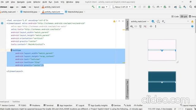 Send Data One Activity to another Activity | Android Studio | Java | Explicit Intent