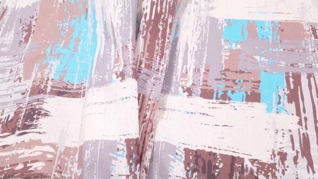 Ткань Поплин 220 см 194в41 Гранж бирюзовый смотреть онлайн