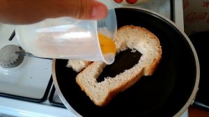 Бутерброд "Яйцо в хлебе"/быстрые рецепты/Stezy_life