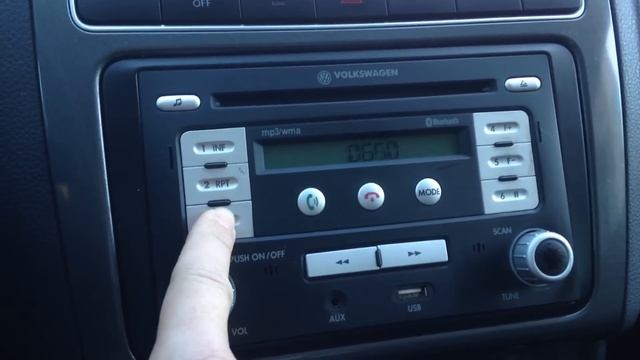 Volkswagen Polo - code radio