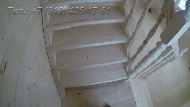 Азбука-Леса Обзор деревянной лестницы в доме смотреть онлайн