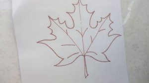 Как нарисовать кленовый лист. Как нарисовать рисунок к 1 сентября.