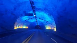 In the Laerdal tunnel