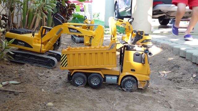 [1시간] 예준이의 자동차 장난감 중장비 포크레인 구출놀이 전동차 조립놀이 연속보기 Car Toys for Kids