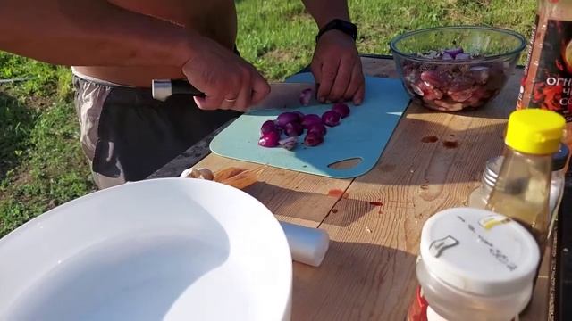 Фантастический шашлык .Куриные сердечки на мангале смотреть онлайн