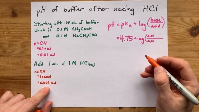 Find the pH of a Buffer after Adding HCl смотреть онлайн