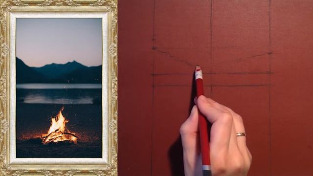 Пастель для начинающих. Урок 2: переносим изображение.