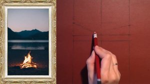 Пастель для начинающих. Урок 2: переносим изображение.