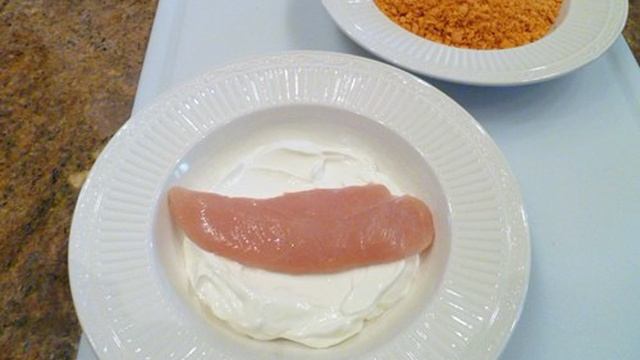 Курица в панировке