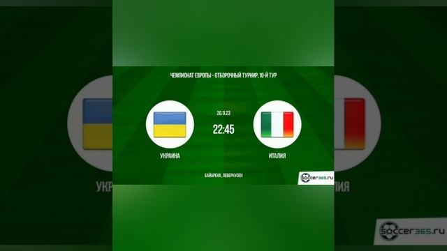 Украина - Италия. 20.11.23. Чемпионат Европы 2024. Обзор матча. Прямая трансляция.Футбол онлайн