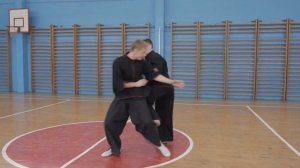 Связки тигра в парах. Школа кунг-фу "Чёрный Дракон"