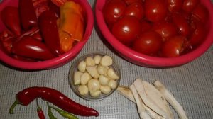 Сырая аджика с хреном