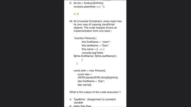 Salesforce JavaScript Developer 1 Exam 2023 100% Crack Part 9