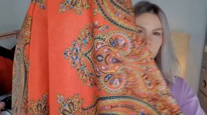 КАК СТИЛЬНО НОСИТЬ ПАВЛОВОПОСАДСКИЕ ПЛАТКИ. Новинки в моей коллекции. Шаль Сказка. Платок Рябина.