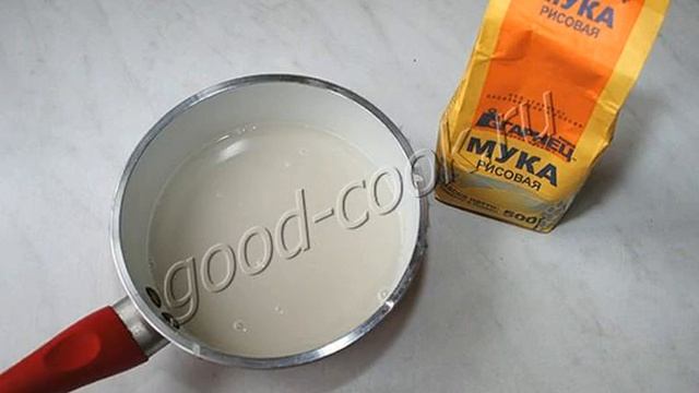 Постный банановый крем на рисовой муке. Рецепт приготовления смотреть онлайн