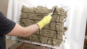 Оригинальная штукатурка для ваших стен .Цемент песок