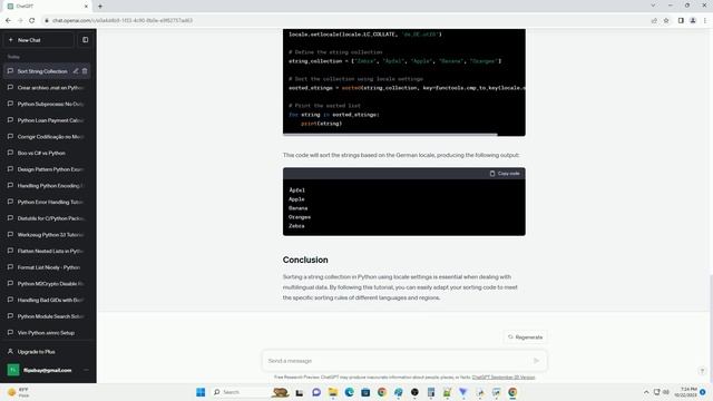 Sort string collection in Python using various locale settings