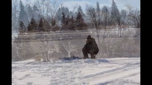 Зимняя рыбалка. Канада. Ice fishing. Canada.