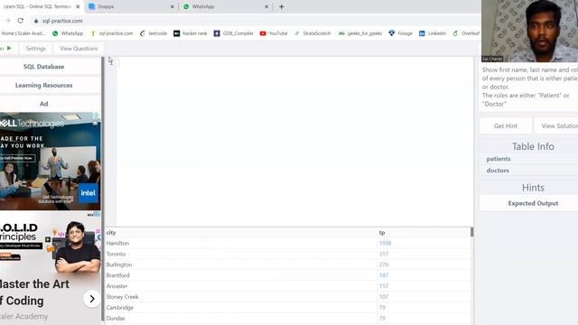 SQL Queries for Beginners "Medium 9&10 Group by and Union all" Hospital Dataset.