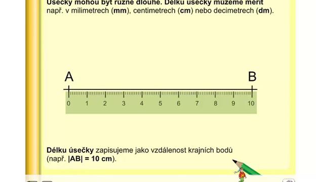 Měření úsečky, Geometrie 3.ročník, strana 7, úvod смотреть онлайн