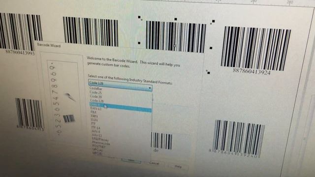 compare between code 128 and EAN 13