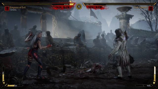 Mortal Kombat 11 - Sindel Vs Noob Saibot (Very Hard)