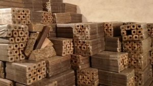 Топливный брикет дуб