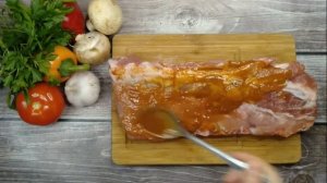 Ребра в маринаде в духовке простой рецепт