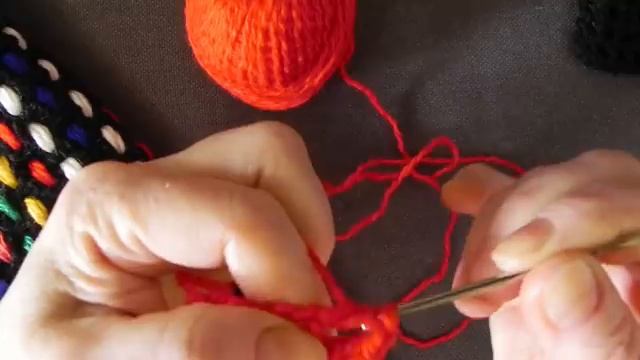 Вязание : Цветной коврик,плед,покрывало(крючком) смотреть онлайн