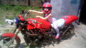 Мото с двигателем от ВАЗ!! ГАЗУЙ!!!!!!!!!!!!!!!!!!!!!
