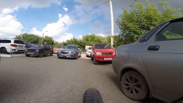 Омские пробки)) или о пользе двухколесного транспорта смотреть онлайн