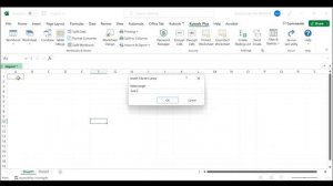 Import CSV File To Worksheet With Kutools For Excel