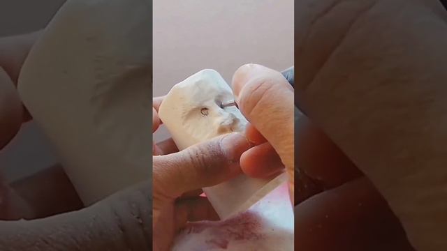 Bone Carving with #dremel #vikings #sculpture смотреть онлайн