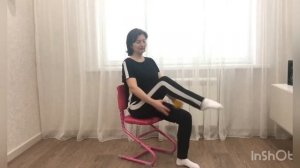 Занятие с массажным мячом. Старшая группа