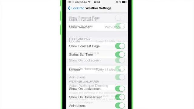 Как выводить виджеты и данные из Центра уведомлений на экран блокировки IOS 7 с твиком LockInfo7