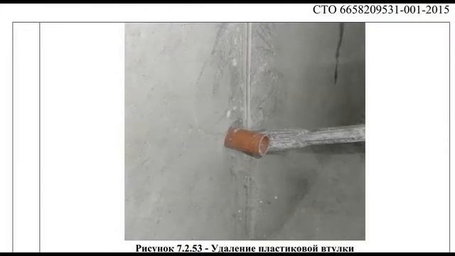Гидроизоляция монтажных отверстий от тяжей опалубки в бетоне